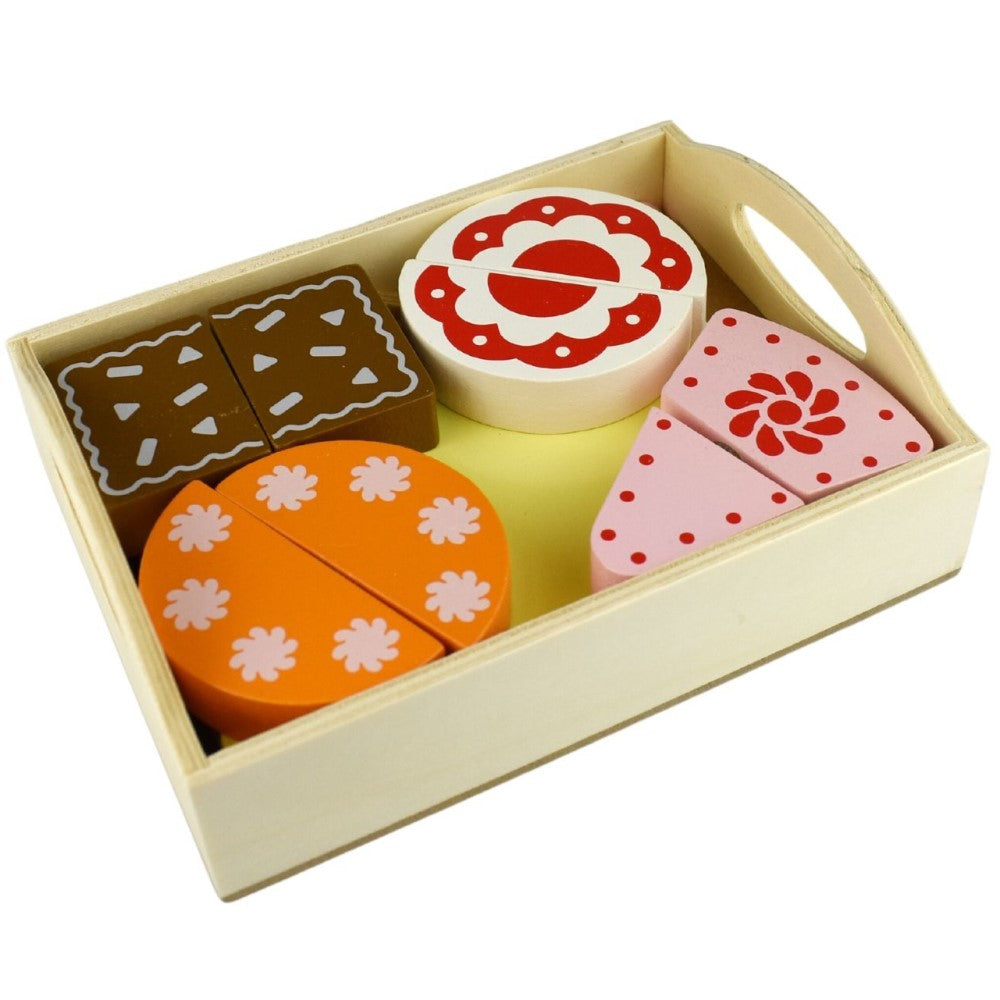 Wooden Food Cutting Play Set - Dessert