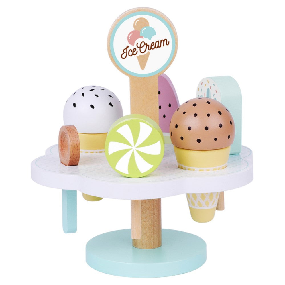 Wooden Ice Cream Kids Playset