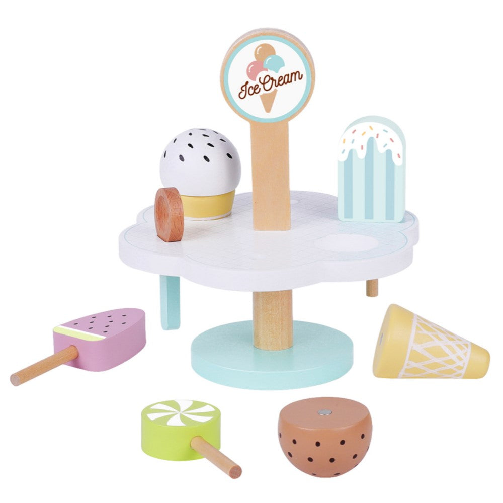 Wooden Ice Cream Kids Playset