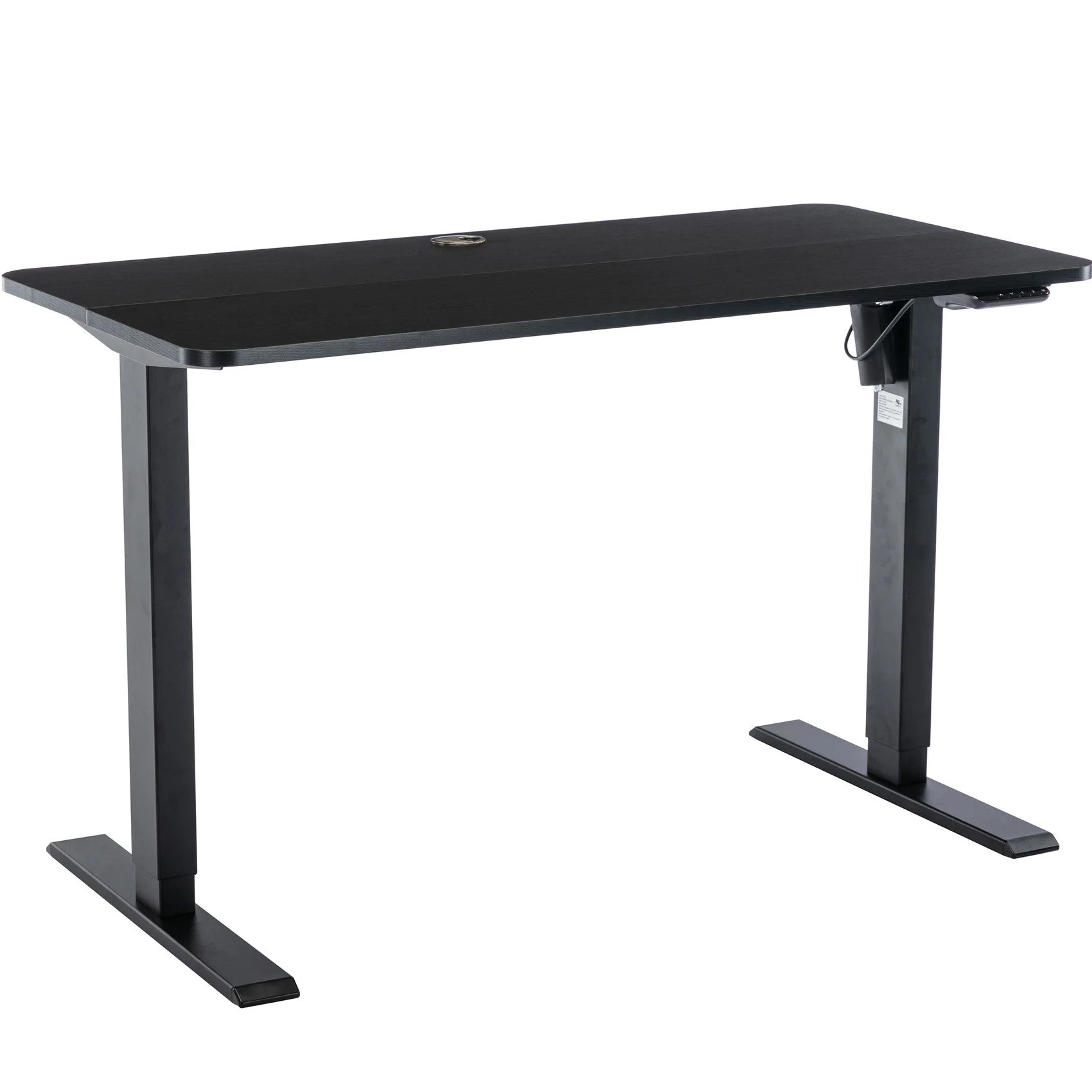 1.2m Sit and Stand Motorised Desk for Comfort - Black