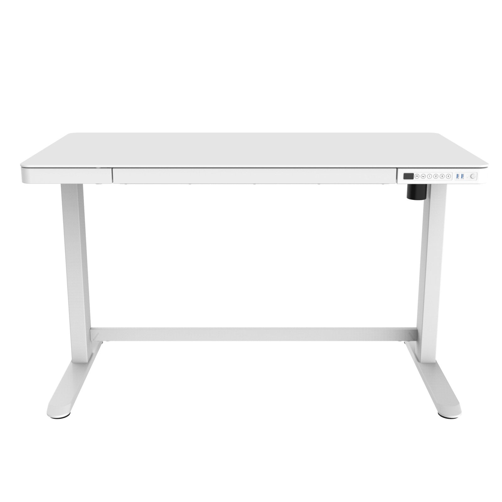 1.2m Sit and Stand Motorised Desk for Comfort - White