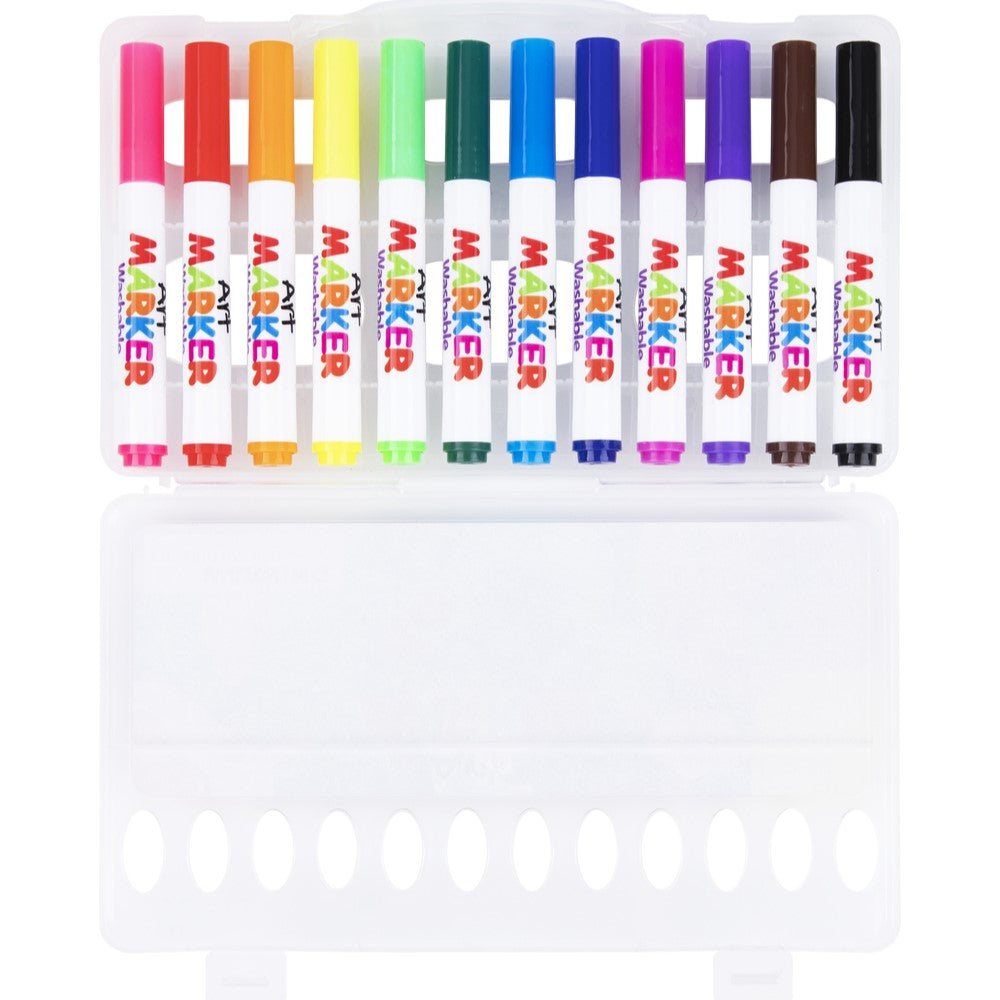 12 Colours Washable Crayons