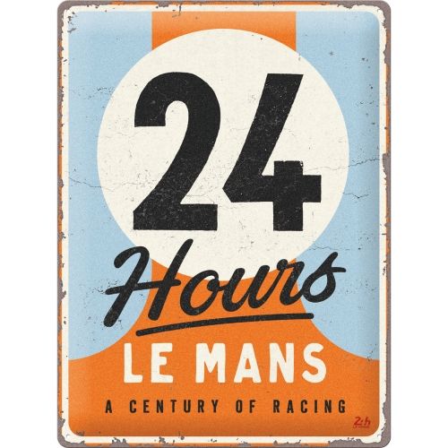 24 Hours Le Mans A Century of Racing Metal Sign