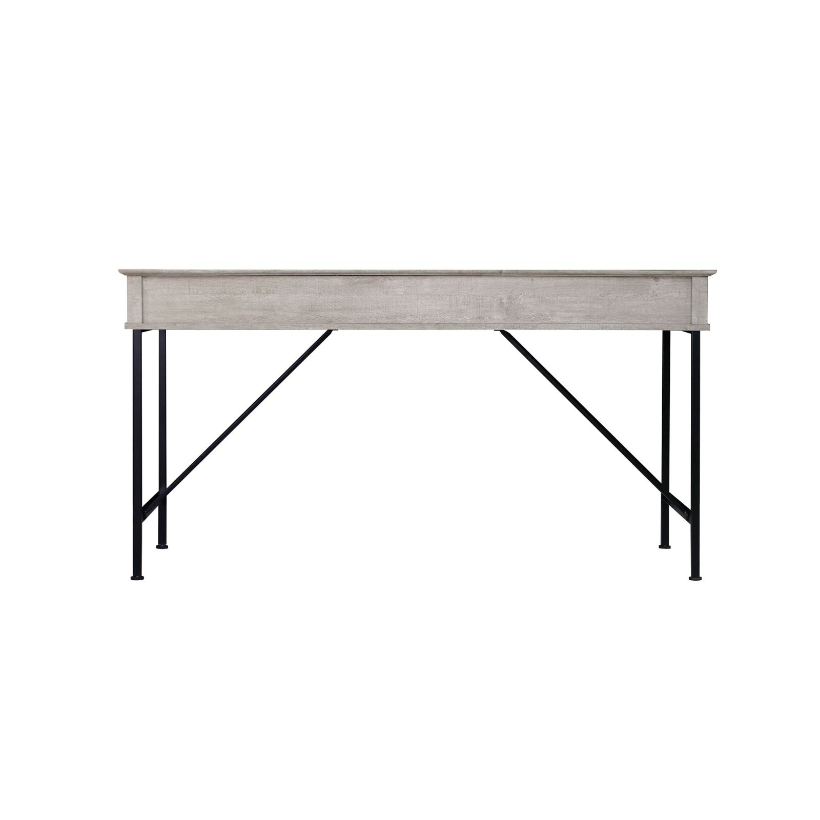 3-Drawer 1.4m Writing Desk in Washed Grey