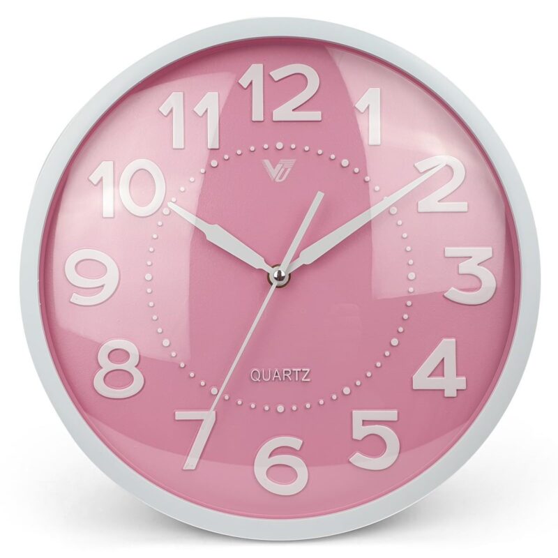 3D Number Home Style Wall Clock 30cms (Available in 3 colors)