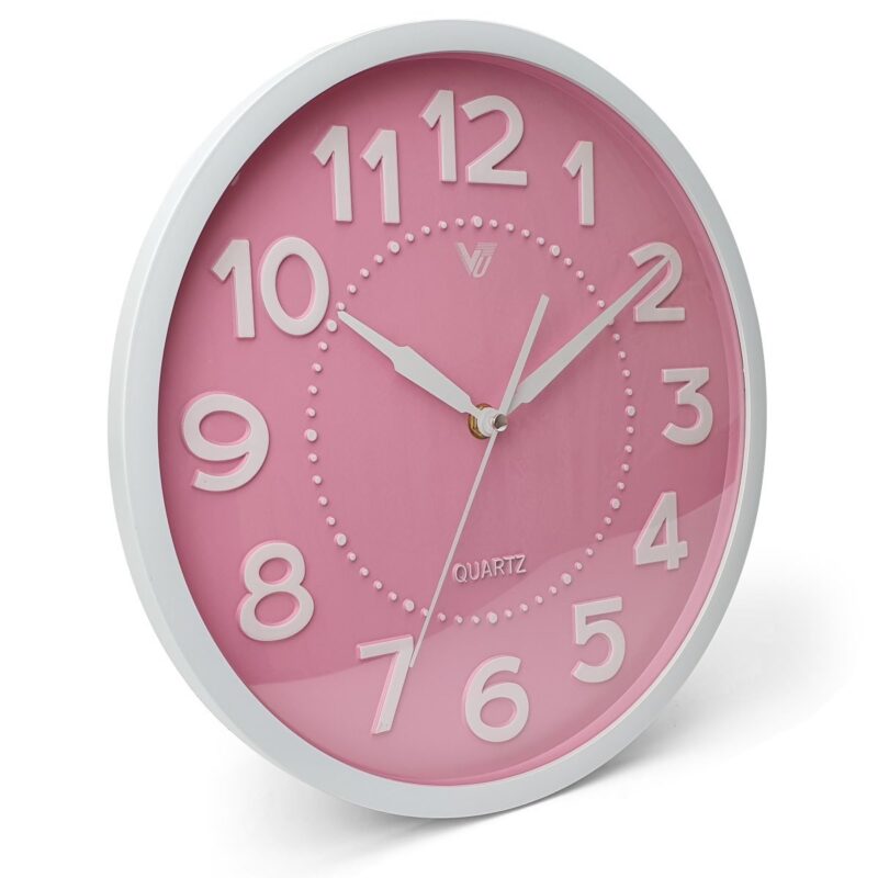 3D Number Home Style Wall Clock 30cms (Available in 3 colors)