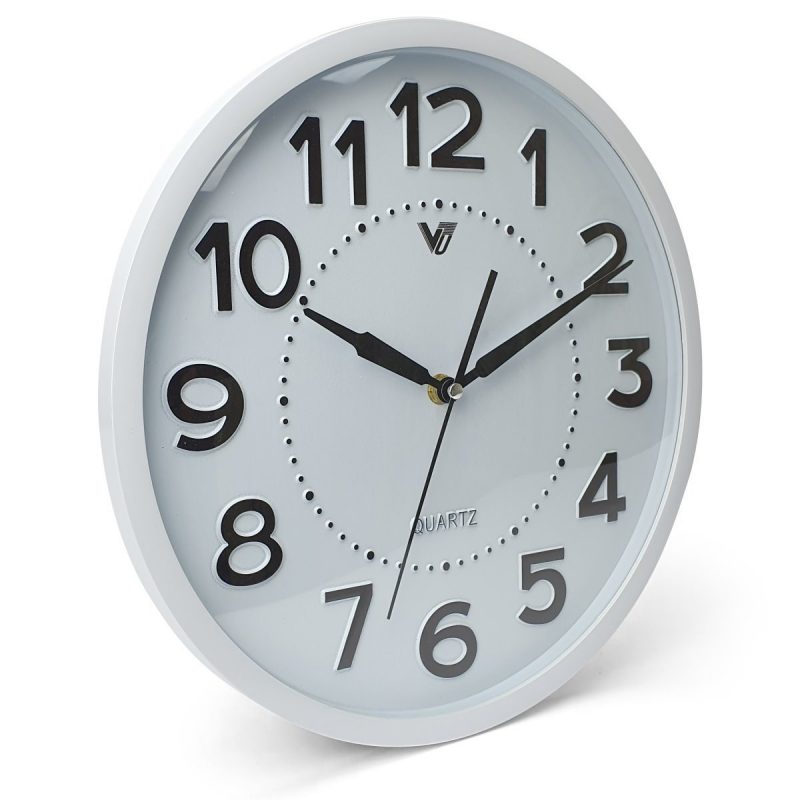 3D Number Home Style Wall Clock 30cms (Available in 3 colors)