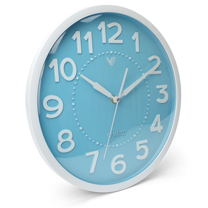 3D Number Home Style Wall Clock 30cms (Available in 3 colors)