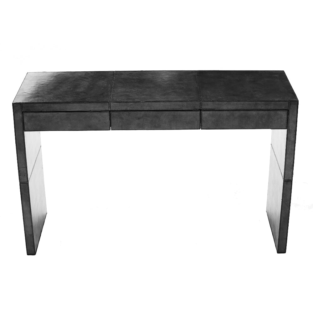 3 Drawers Leather Console Table (Available in 3 Colors)
