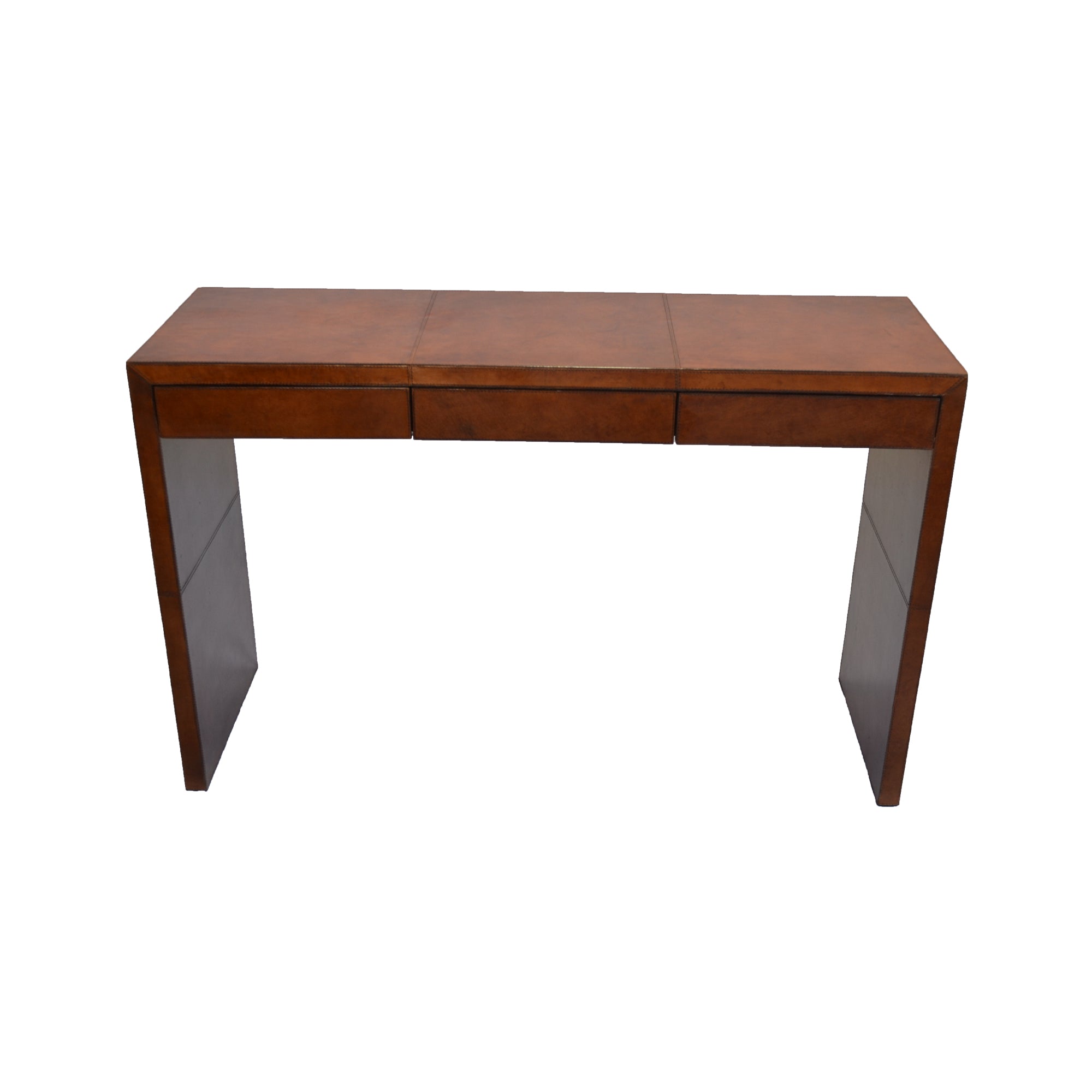 3 Drawers Leather Console Table (Available in 3 Colors)