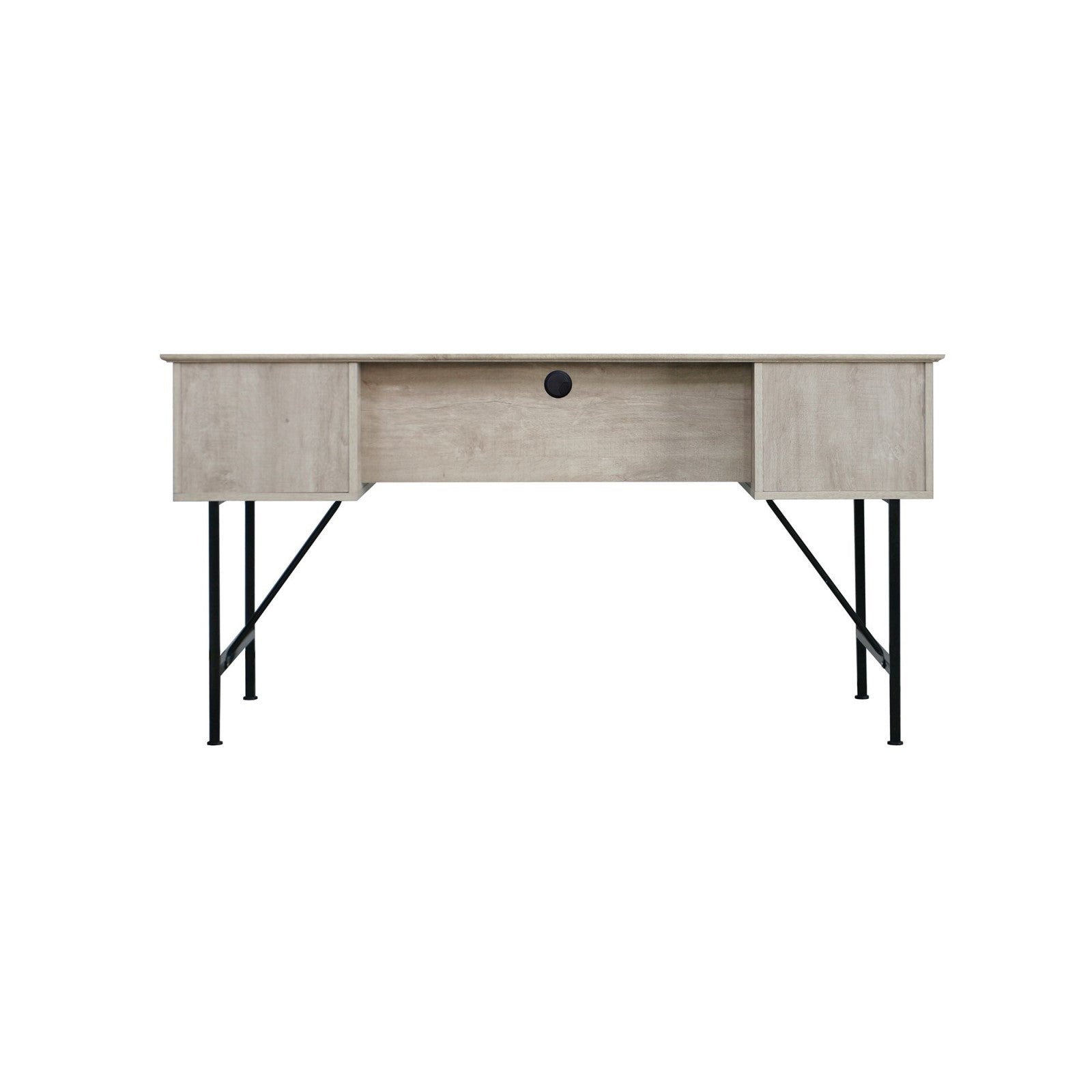 4-Drawer 1.5m Writing Desk in Washed Grey