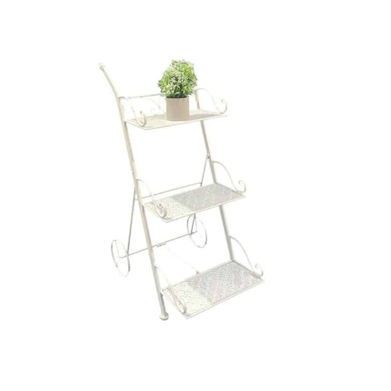 Bordeaux 3-tier Cart Trolley Plant Stand - 78cms