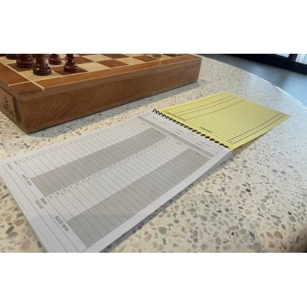 50 Games Chess Scorebook