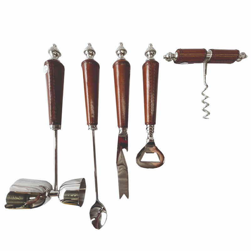 5 Pieces Cocktail Accessories Kit (Available In 2 Colors)