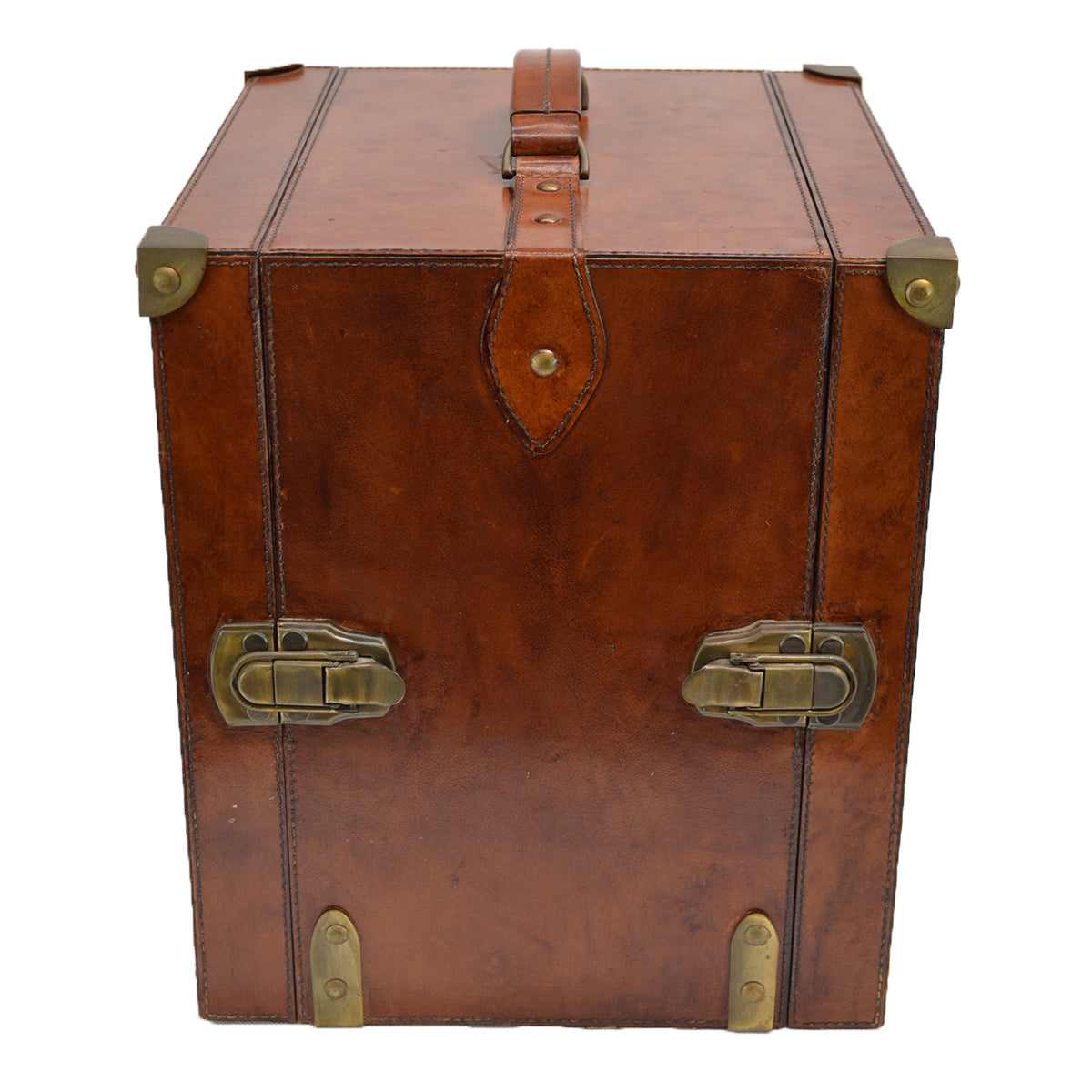 6 Wine Bottles Leather Carrier