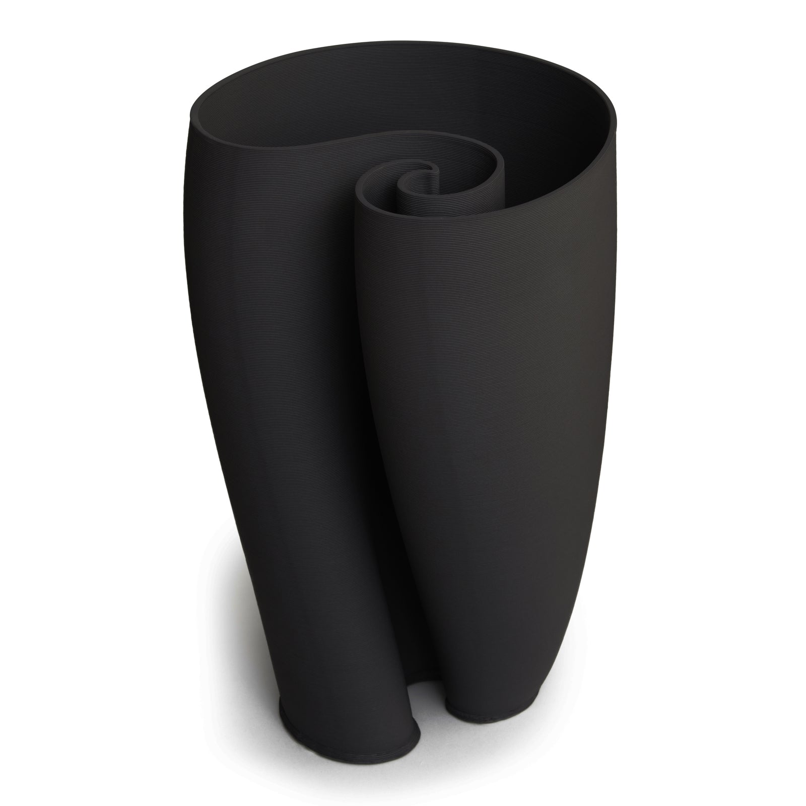 Timeless Appeal Jade Ceramic Vase - 34cms - Black