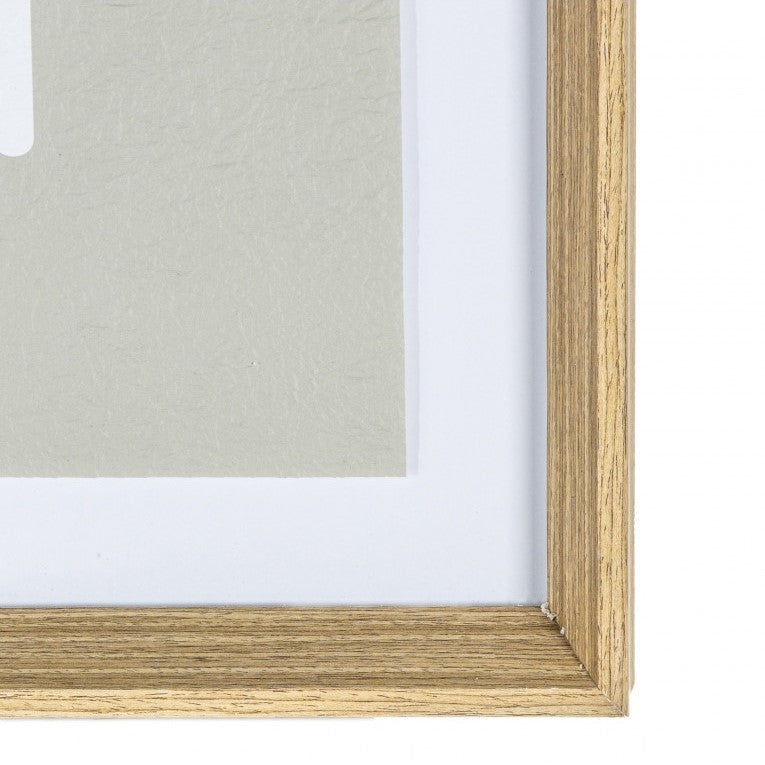 Abstract Lines in Earth Tones Framed Art