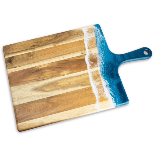 Acacia Ocean Vibes Resin Cheese Board - XL