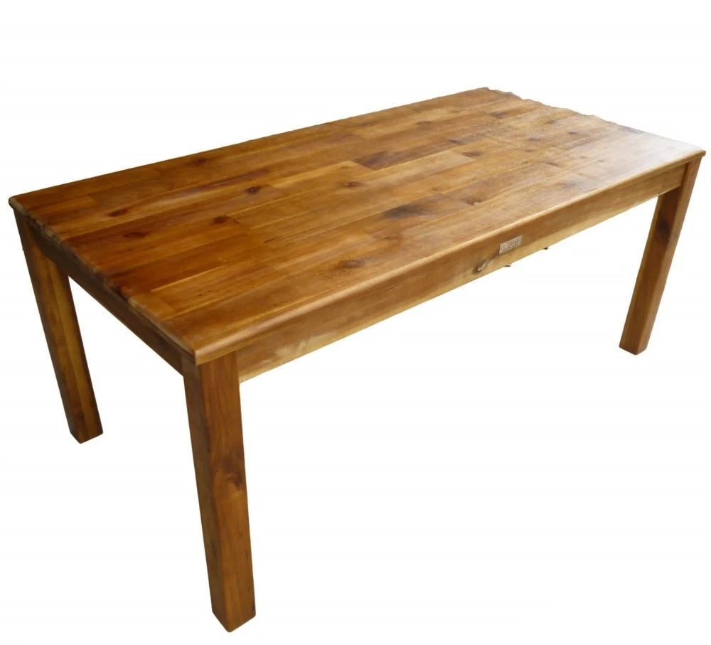 Acacia Wooden Rectangular Table 120cms