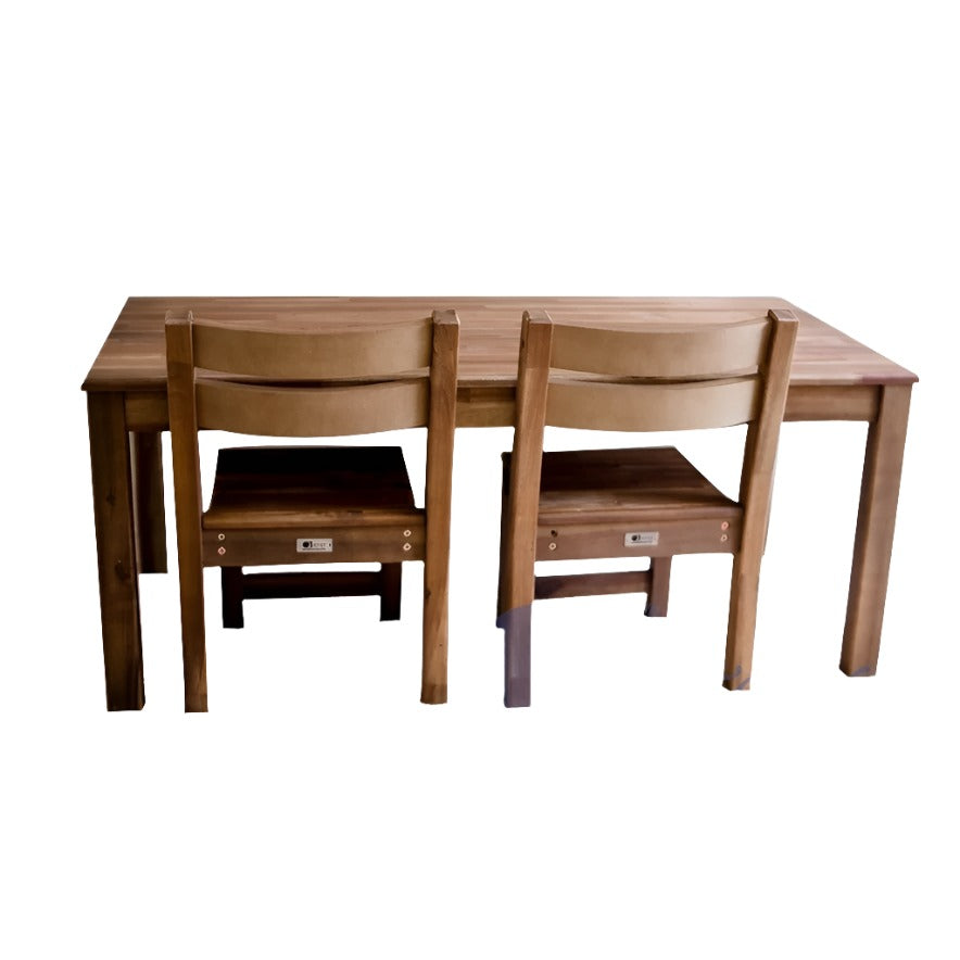 Acacia Hardwood Rectangular Table and Chairs