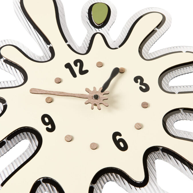 Acrylic Colorful Splat Wall Clock