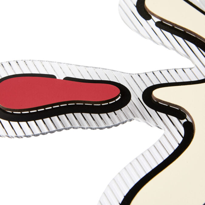 Acrylic Colorful Splat Wall Clock