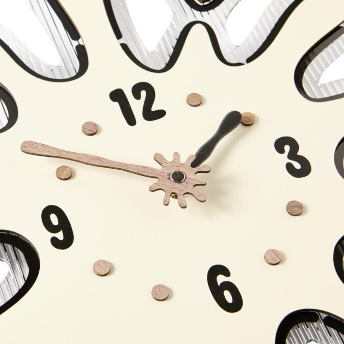 Acrylic Colorful Splat Wall Clock