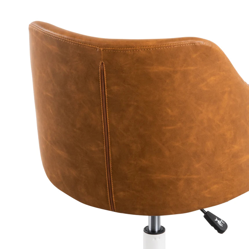 Aero Comfort Mesh Office Chair - Tan & White