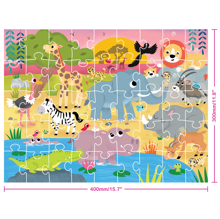 African Safari Puzzle - Junior Jigsaw
