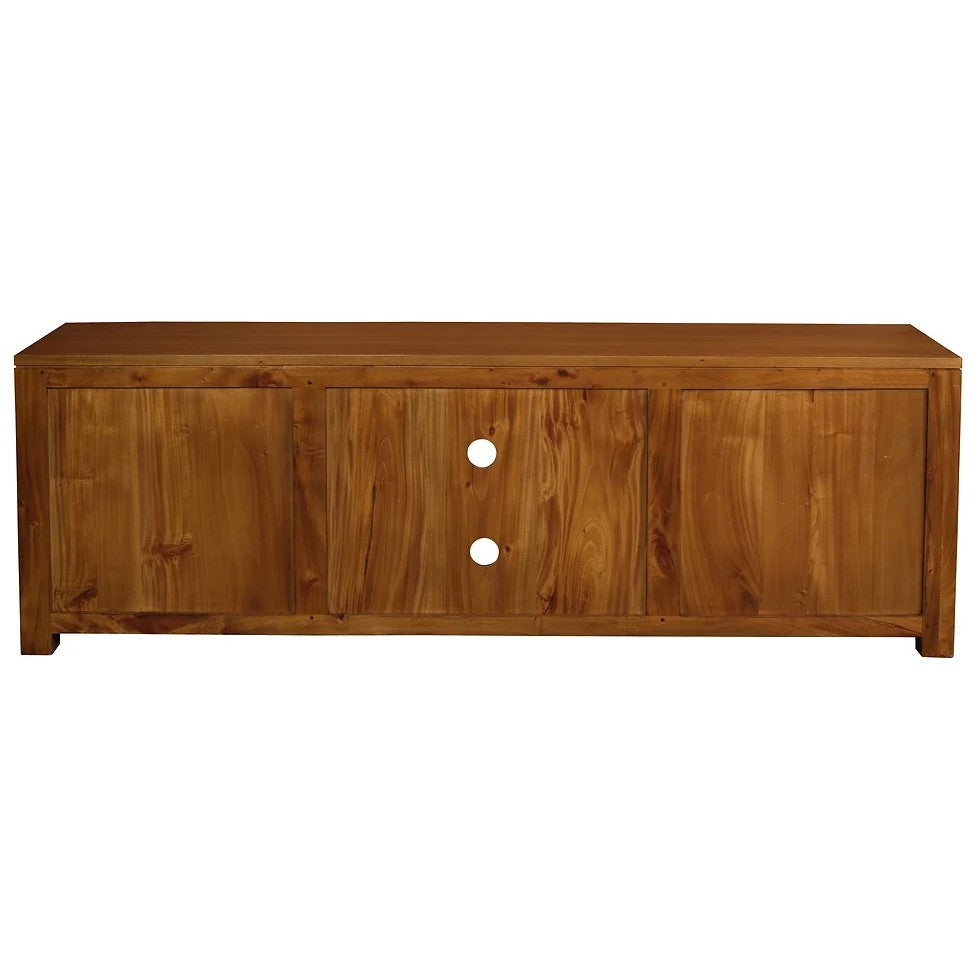 Allure Wooden 4 Drawer Entertainment Unit 170cms - Light Brown