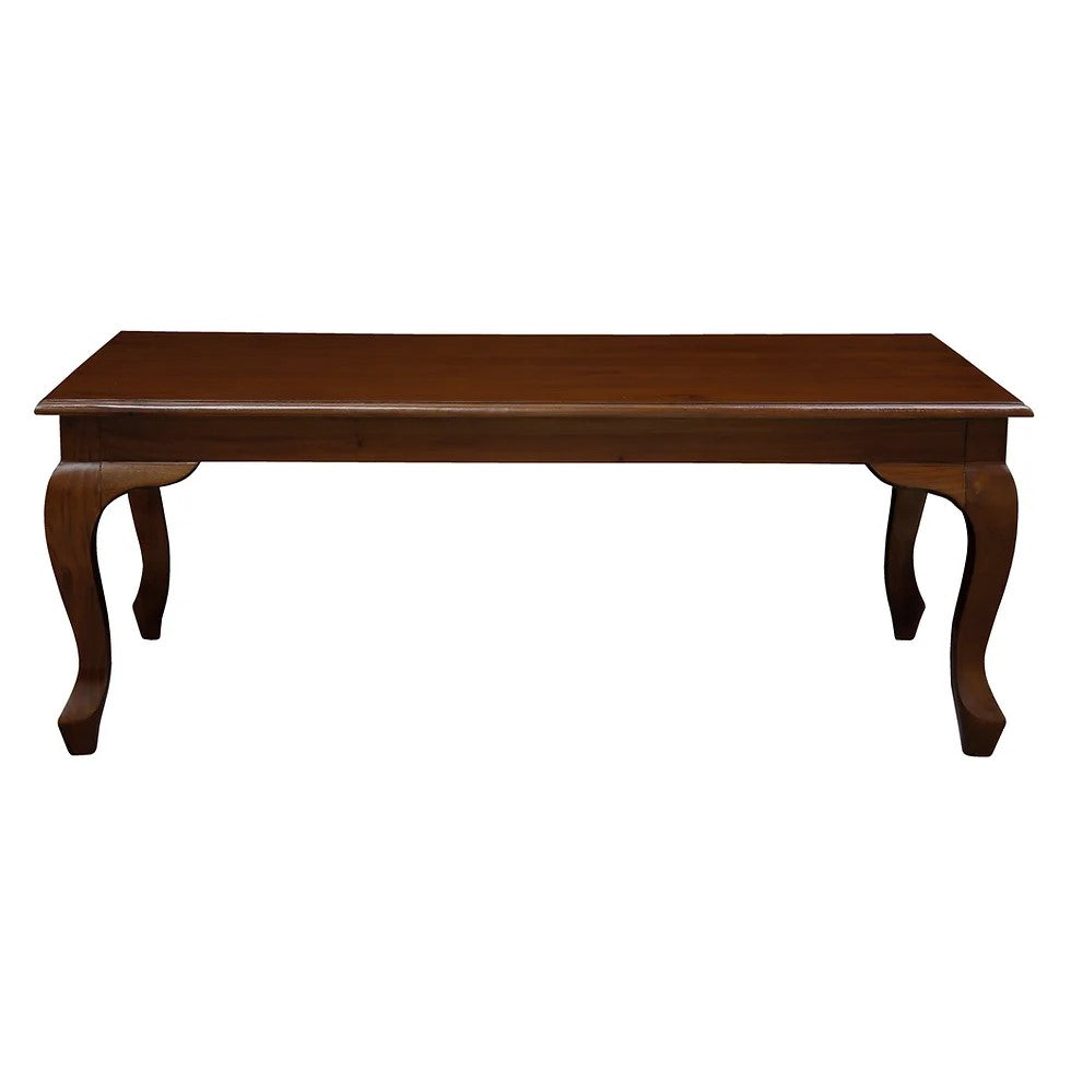 Alluring Queen Anne Coffee Table - Brown