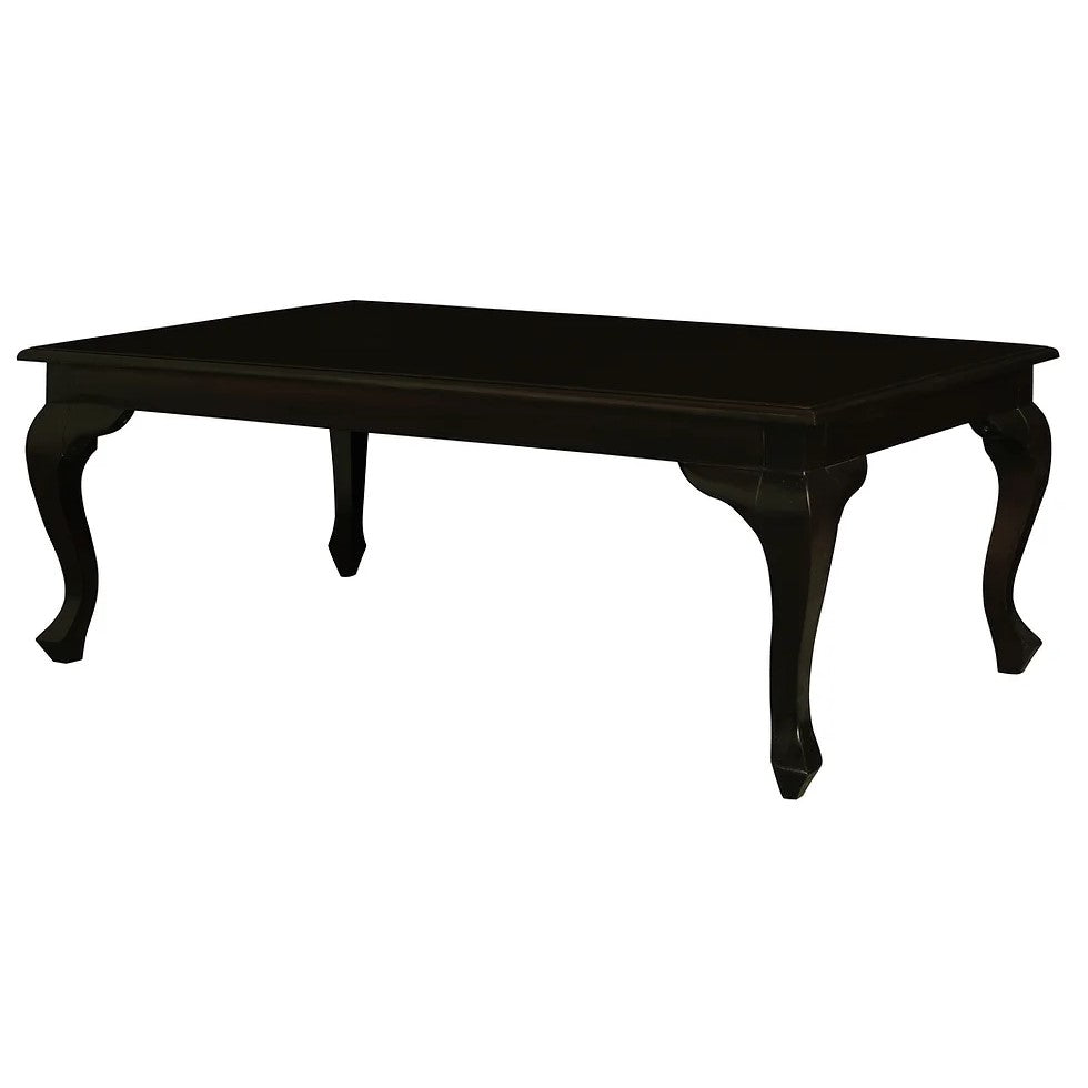 Alluring Queen Anne Coffee Table - Dark Brown