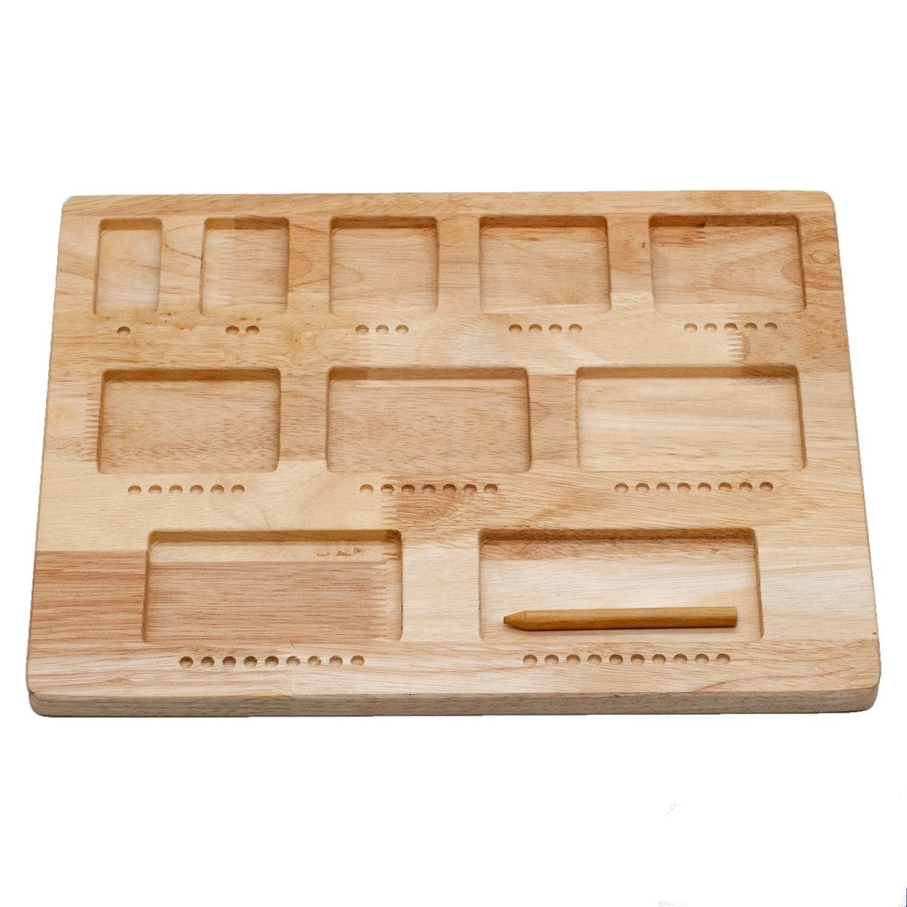 Double Sided Wooden Counting Board