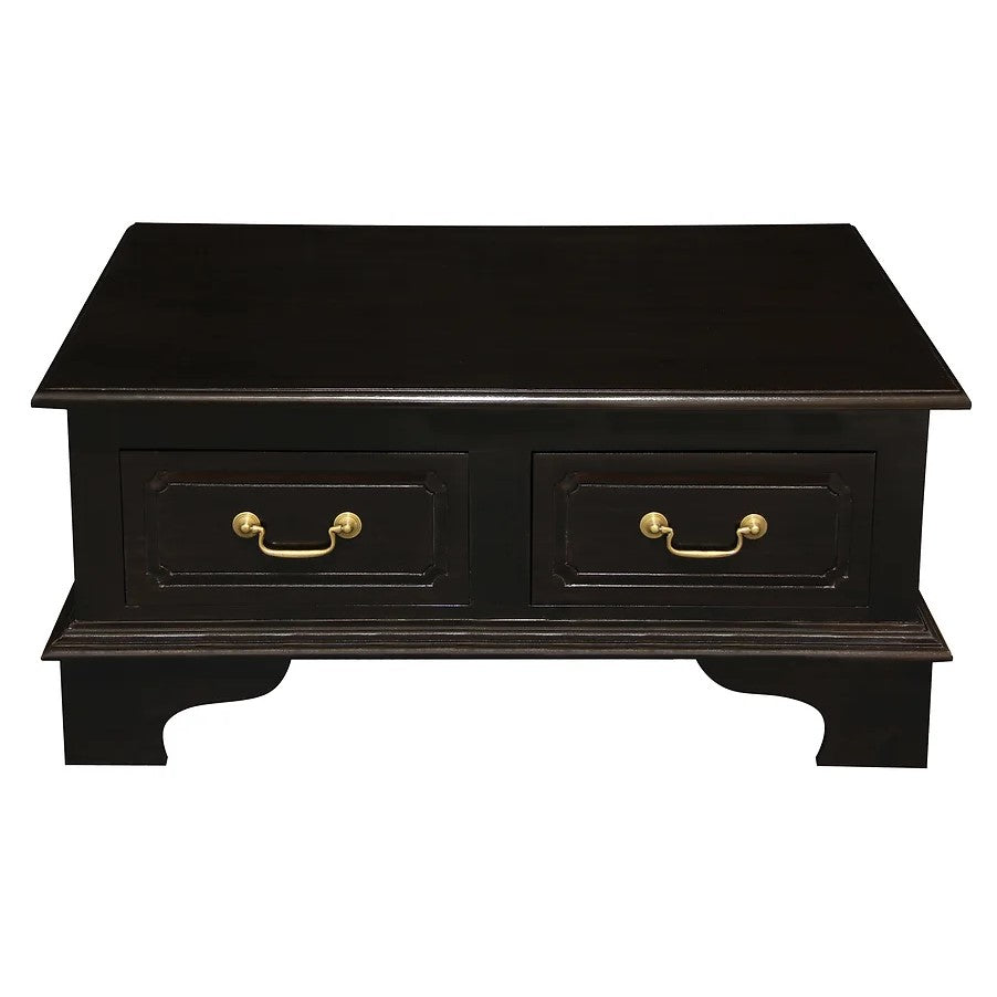 Ample Storage 4 Drawer Coffee Table - Dark Brown