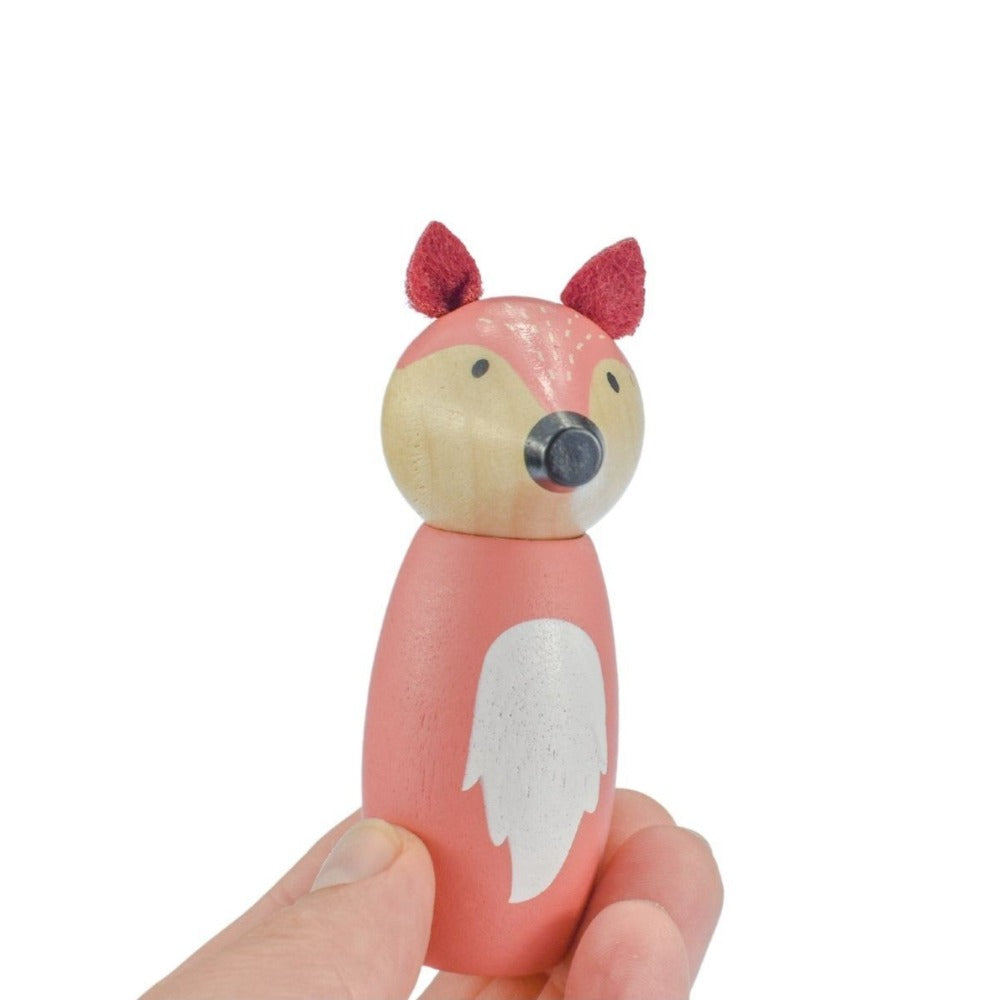 Wooden Animals Bowling Skittles Set