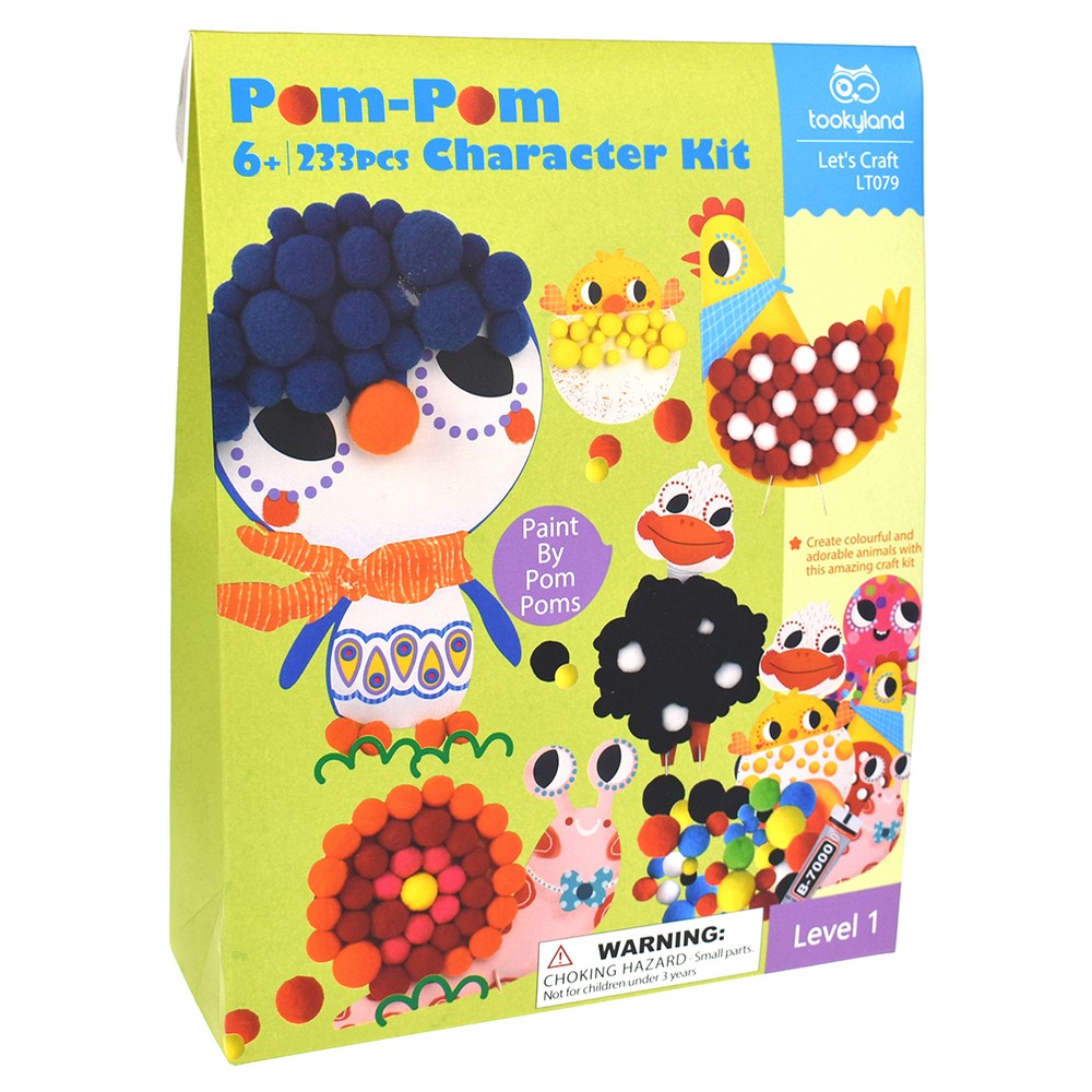 Animals Pom Pom Craft Making Kit