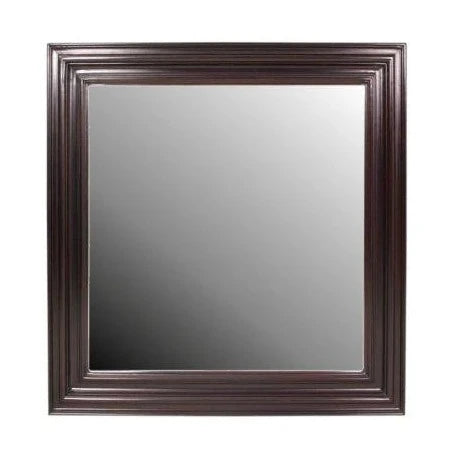 Antique Baychester Wooden Mirror - Dark Mahogany