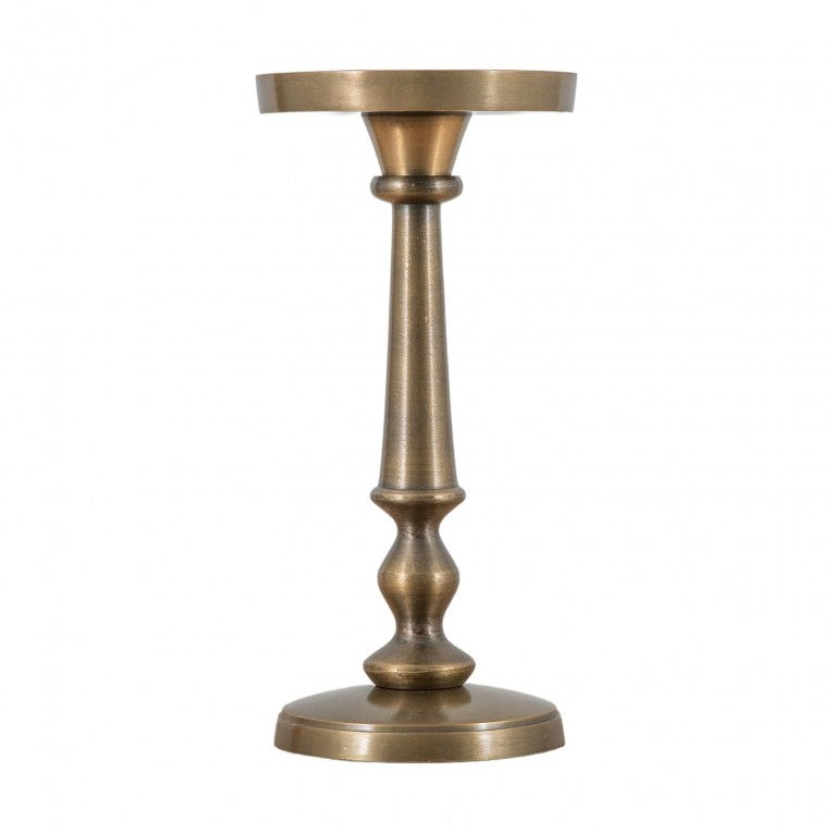 Antique Charm In Bronze Candle Stick (Available in 2 Sizes)