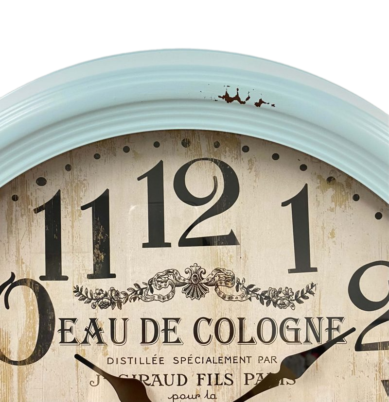 Antique Metal Large Wall Clock 46cms