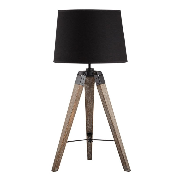 Antique Tripod Table Lamp with Shade - Available in 2 Colors