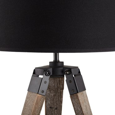 Antique Tripod Table Lamp with Shade - Available in 2 Colors