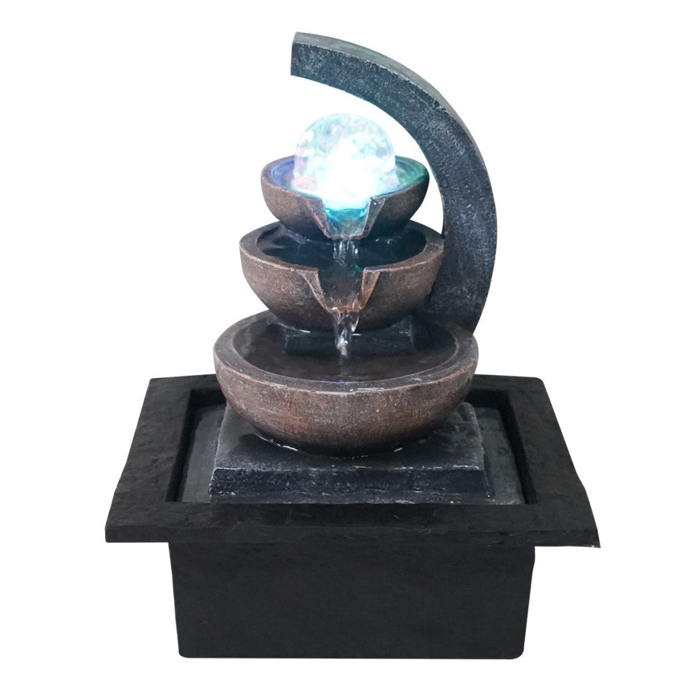 Arc Pots Polyresin Fountain Tabletop Decor