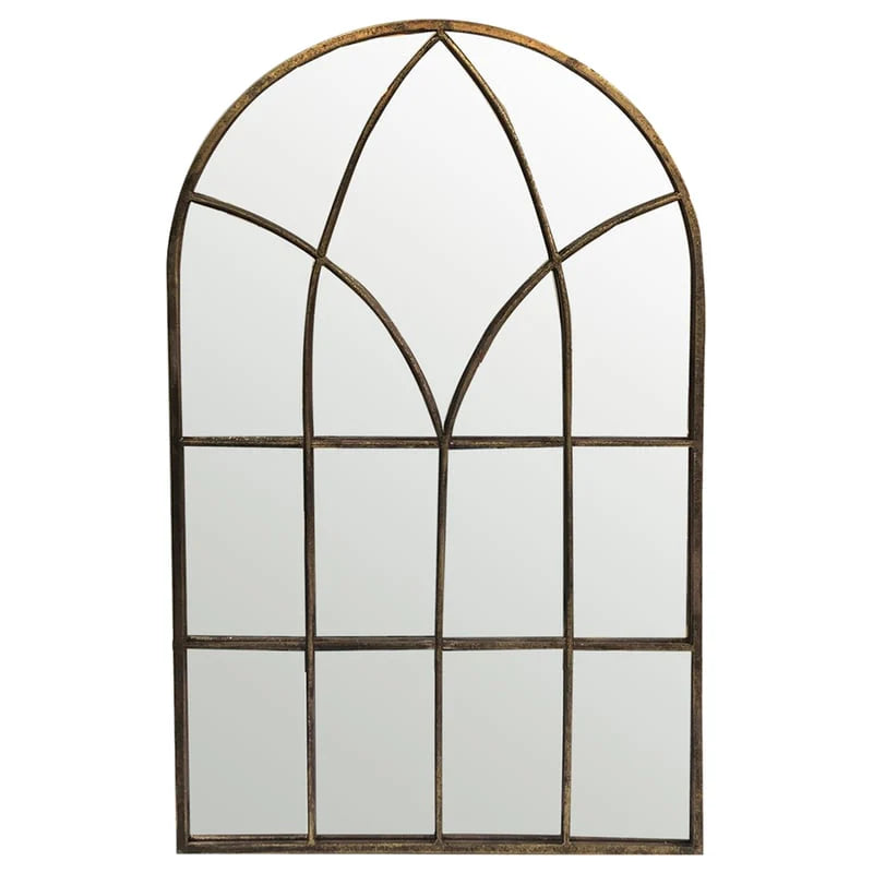 Arcane Gothic Arc Wall Mirror 95cms