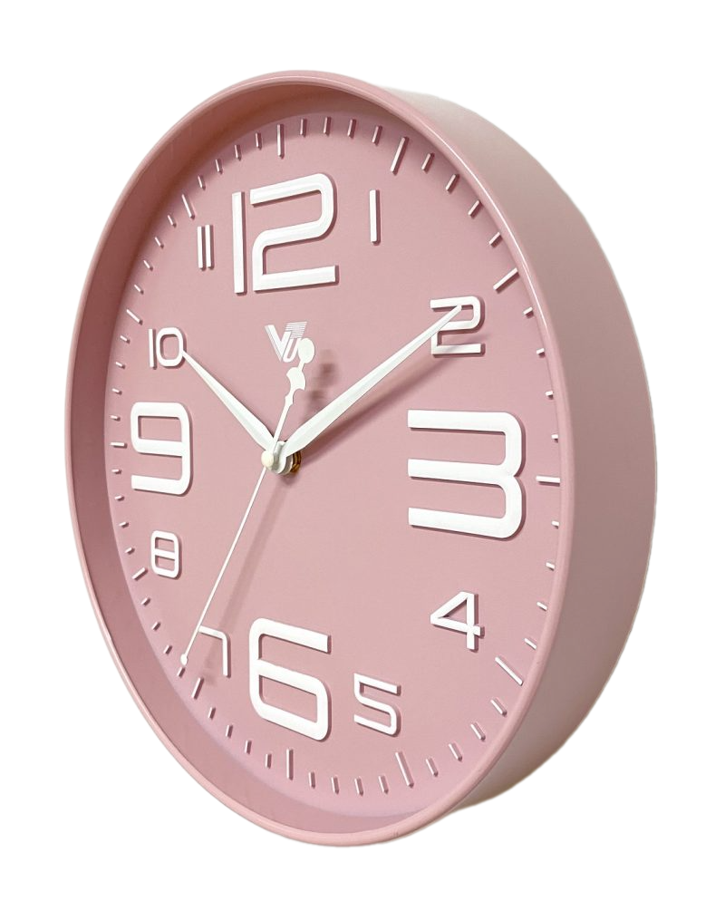 Art Designed Color Dial Wall Clock 30cms (Available in 3 colors)