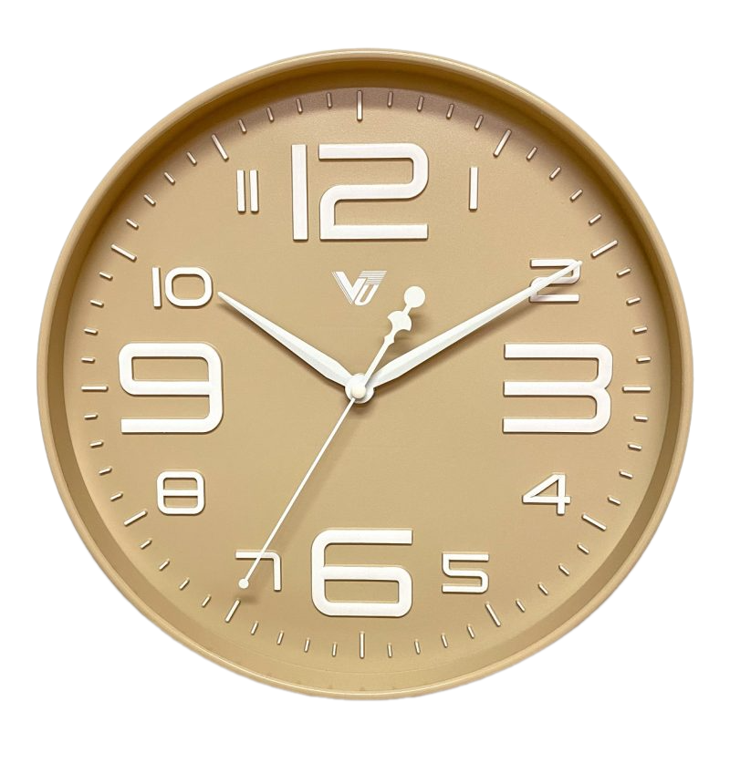 Art Designed Color Dial Wall Clock 30cms (Available in 3 colors)