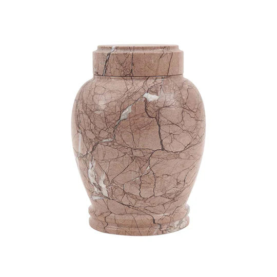 Artful Shape Handcrafted Modern Urn - Brown