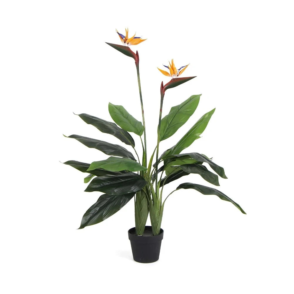 Artificial Bird Of Paradise Plant 110cms - Orange