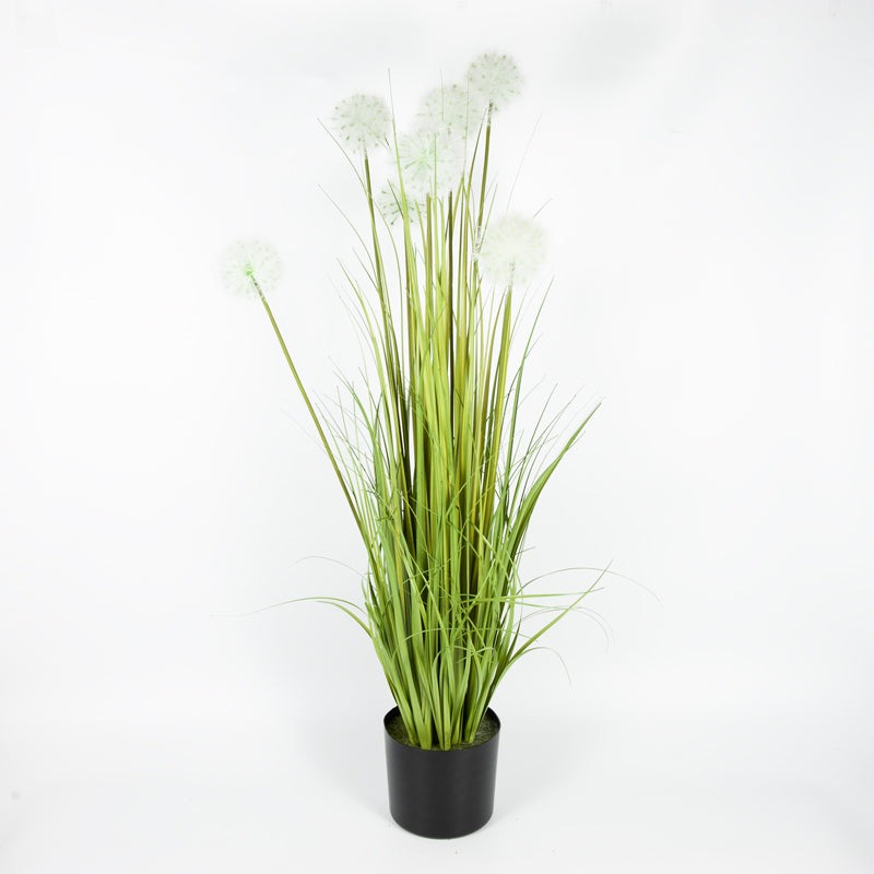 Artificial Dandelion Grass Plastic Pot - 112cms