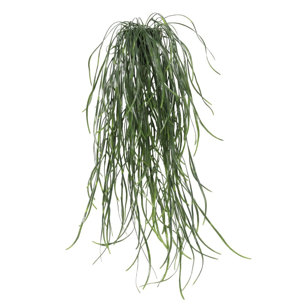 Artificial Hanging Potted Willow Leaf Plant 66cms