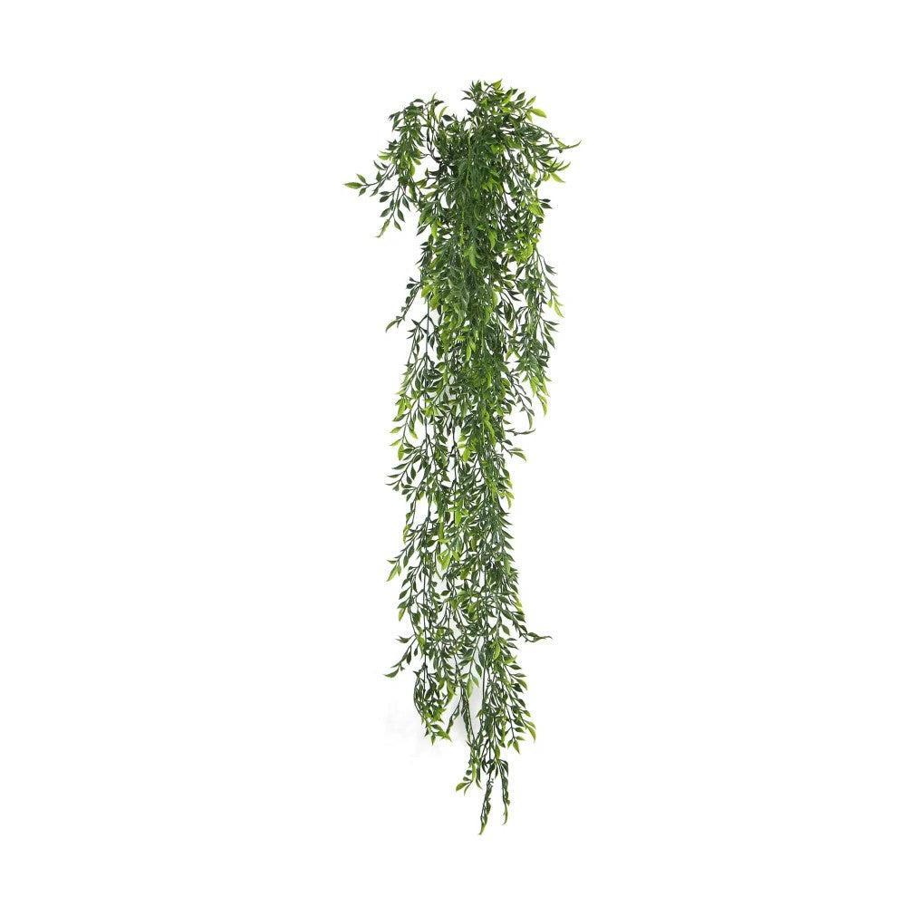 Artificial Hanging UV Resistant Ruscus Leaf Plant 130cms